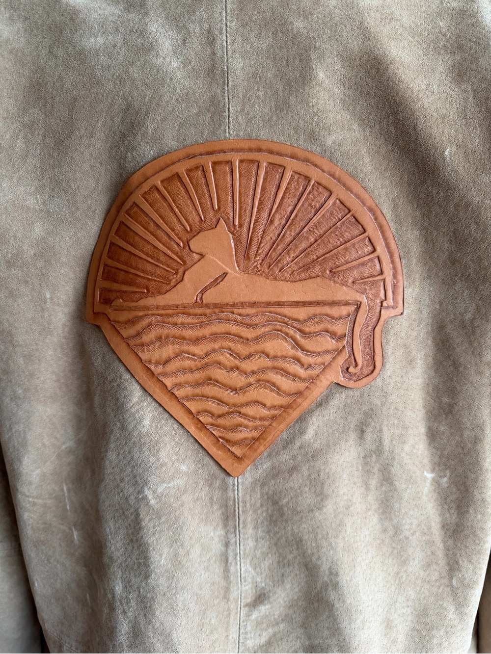 Custom Grateful Dead Suede Jacket - Picture 2 of 4